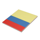 Colombiaanse vlag tegeltje (Zijkant)
