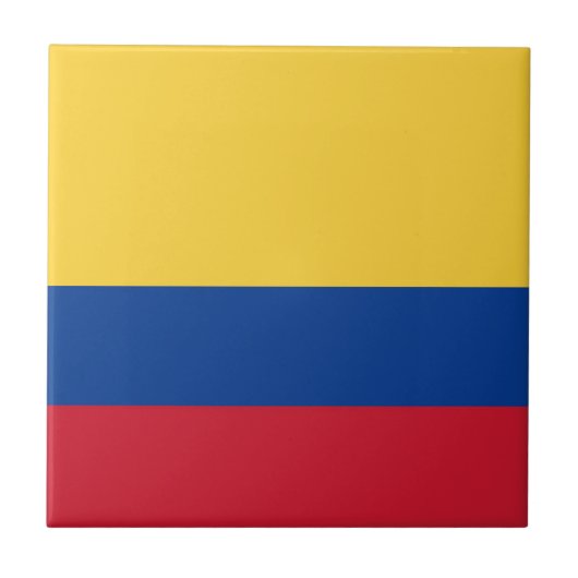 Colombiaanse vlag tegeltje (Voorkant)