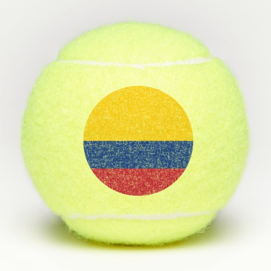 Colombiaanse vlag tennisballen (Voorkant)