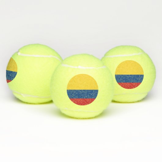 Colombiaanse vlag tennisballen (Multi)