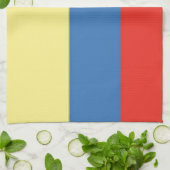 Colombiaanse vlag theedoek (Gevouwen)