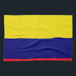 Colombiaanse vlag theedoek<br><div class="desc">Design onder de Colombiaanse vlag</div>