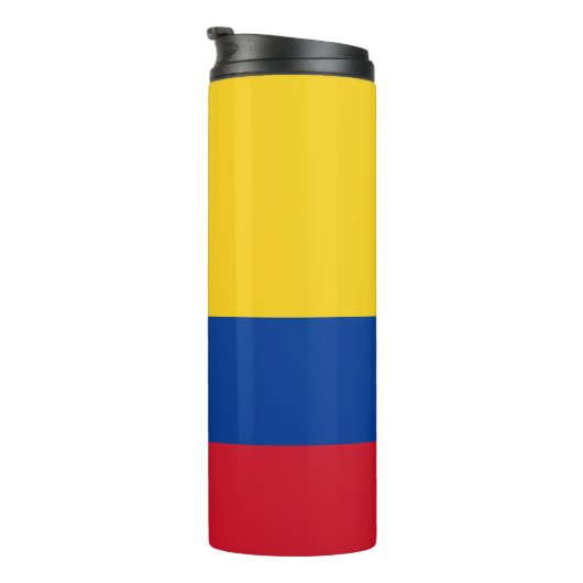 Colombiaanse vlag thermosbeker (Geroteerd rechts)