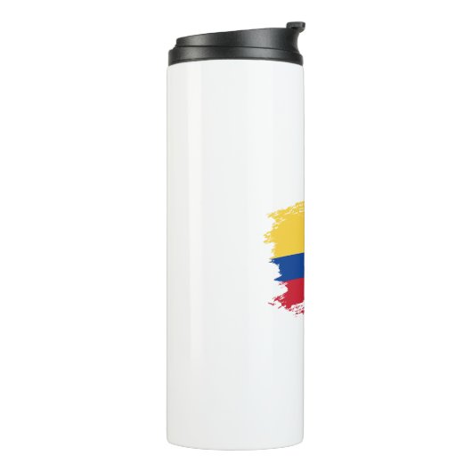 Colombiaanse vlag thermosbeker (Gedraaid links)