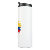 Colombiaanse vlag thermosbeker (Geroteerd rechts)