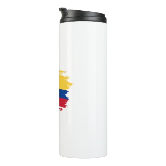 Colombiaanse vlag thermosbeker (Geroteerd rechts)