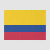 Colombiaanse vlag tissuepapier (Voorkant)