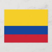 Colombiaanse vlag, vlag van Colombia Briefkaart (Voorkant)