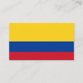 Colombiaanse vlag, vlag van Colombia Visitekaartje (Voorkant)