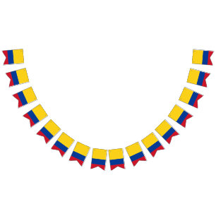 Colombiaanse vlag vlaggetjes