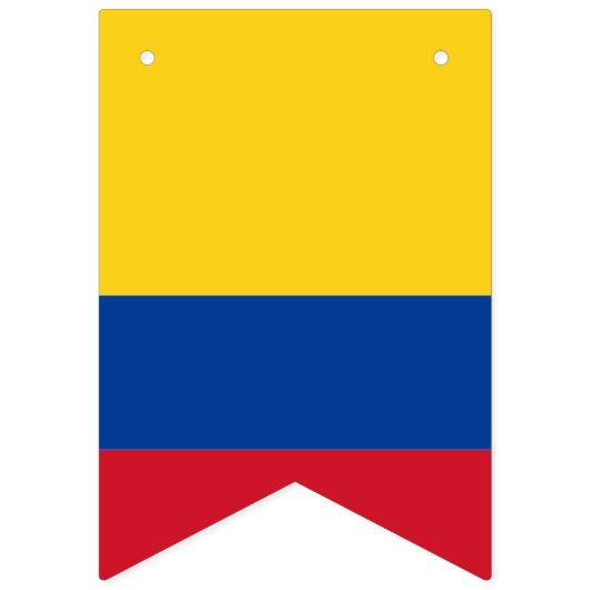 Colombiaanse vlag vlaggetjes (Tweede vlag)