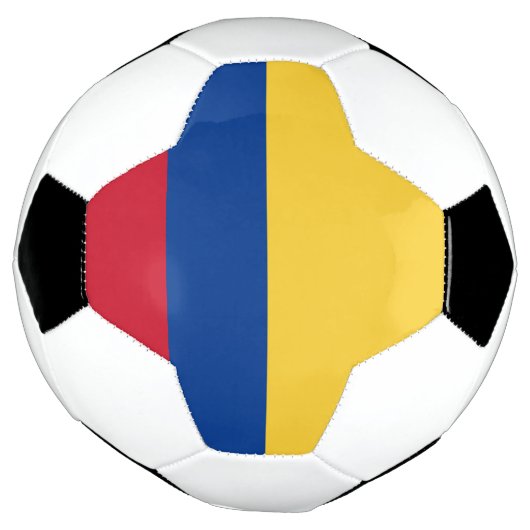 Colombiaanse vlag voetbal (Gedraaid)