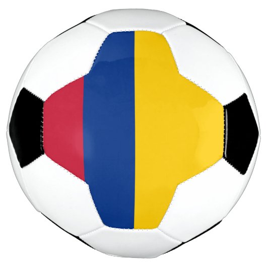 Colombiaanse vlag voetbal (Gedraaid)