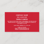 Colombiaanse vlag & wapen, vlag van Colombia Visitekaartje (Achterkant)