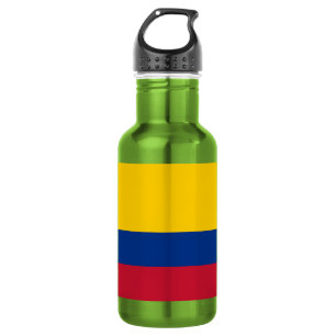 Colombiaanse vlag waterfles