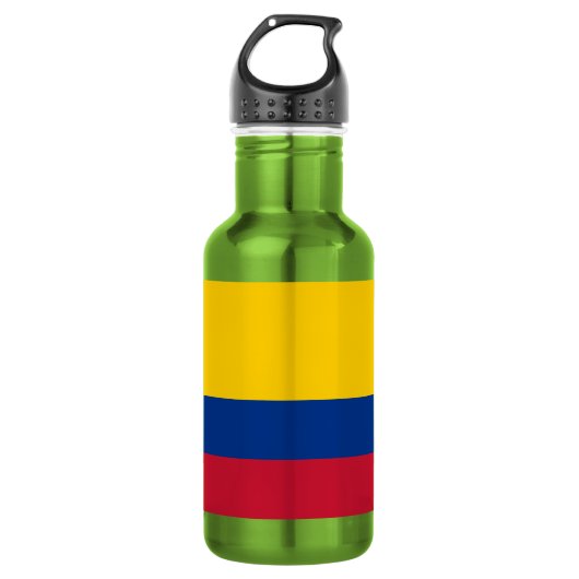 Colombiaanse vlag waterfles  (Voorkant)