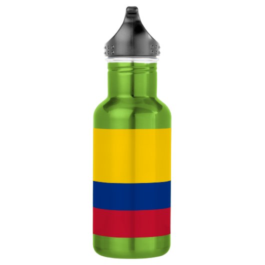 Colombiaanse vlag waterfles  (Rechts)