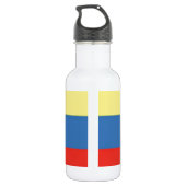 Colombiaanse vlag waterfles (Achterkant)