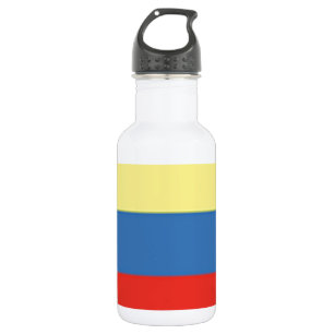 Colombiaanse vlag waterfles