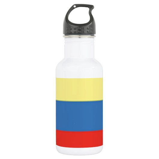 Colombiaanse vlag waterfles (Voorkant)