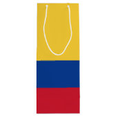 Colombiaanse vlag wijn cadeautas (Achterkant)