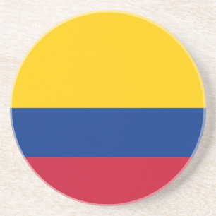 Colombiaanse vlag zandsteen onderzetter
