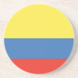 Colombiaanse vlag zandsteen onderzetter
