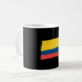 Colombiaanse vlagretro koffiemok (Voorkant links)