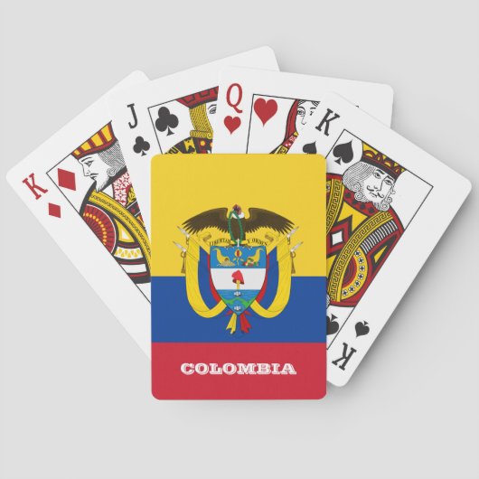 Colombiaanse vlagspelen, Colombiaanse speelkaarten (Achterkant)