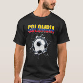 Colombiaanse voetbalfans - Colombiaans Football in T-shirt (Voorkant)