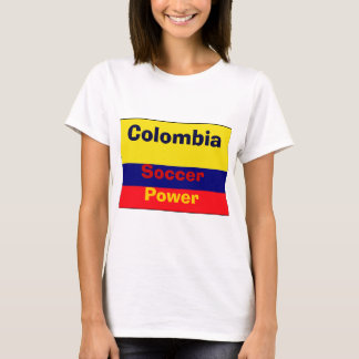 Colombiaanse voetbalmacht t-shirt
