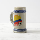 Colombiaanse voetbalploeg bierpul (Voorkant links)