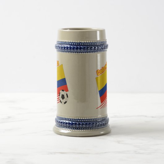 Colombiaanse voetbalploeg bierpul (Center)