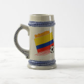 Colombiaanse voetbalploeg bierpul (Links)