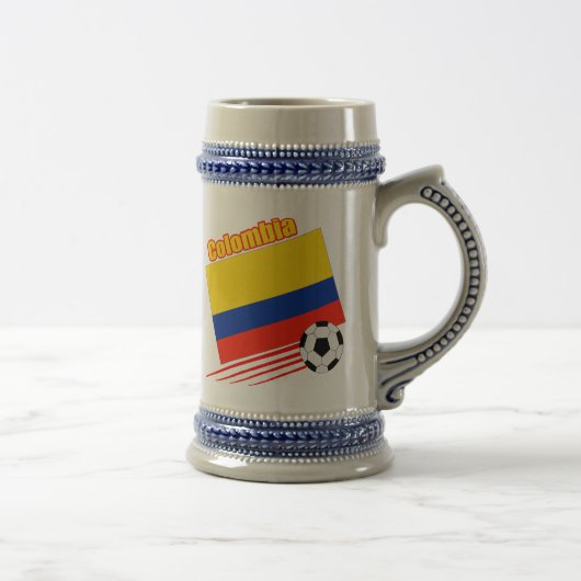 Colombiaanse voetbalploeg bierpul (Rechts)
