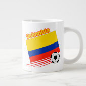 Colombiaanse voetbalploeg grote koffiekop (Rechts)