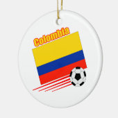 Colombiaanse voetbalploeg keramisch ornament (Links)