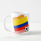 Colombiaanse voetbalploeg koffiemok (Links)