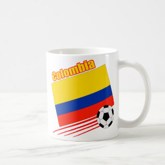 Colombiaanse voetbalploeg koffiemok