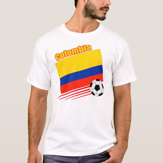 Colombiaanse voetbalploeg t-shirt (Voorkant)