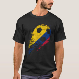 Colombiaanse voetbalspeler Colombia Flag Pride Soc T-shirt