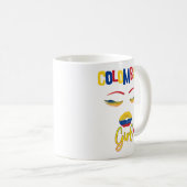 Colombiaanse vrouw Proud uit Colombia  Koffiemok (Voorkant rechts)