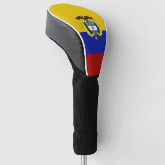 Colombiaanse wapenschild golfheadcover (Schuin)