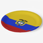 Colombiaanse wapenschild    papieren bordje (Gekanteld)