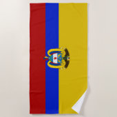 Colombiaanse wapenschild strandlaken (Voorkant)