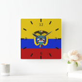 Colombiaanse wapenschild   vierkante klok (Huis)