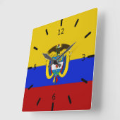 Colombiaanse wapenschild   vierkante klok (Hoek)