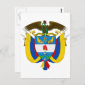 Colombiaanse wapenstilstand briefkaart (Voorkant / Achterkant)