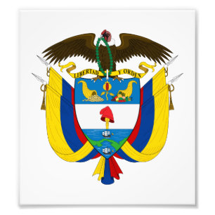 Colombiaanse wapenstilstand foto afdruk