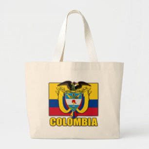 Colombiaanse wapenstilstand grote tote bag